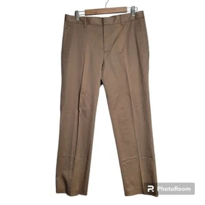Bonobos Thursday True Khaki Weekday Worrior Straight Fit Dress Pants size 33x30 - Picture 1 of 8