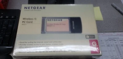Netgear WG511v2 54 Mbps Wireless PC Card Factory Sealed Box. - Image 1 of 2
