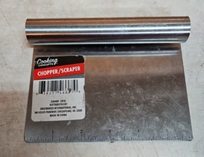 Cooking Concepts New Stainless Steel Chopper/Scraper - Image 1 of 3