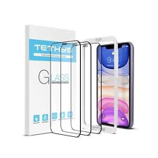TETHYS 3Pck Tempered Glass Screen Protectors Anti-Scratch For iPhone 11 XR 6.1"