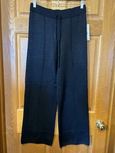 Pantalones elásticos CP11 Nanette Lepore Lounge cintura negra para mujer mediana - Imagen 1 de 6
