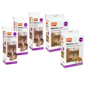 * Katzenschutznetz inkl. Befestigungsmaterial Balkonnetz Schutznetz transparent - Bild 1 von 1