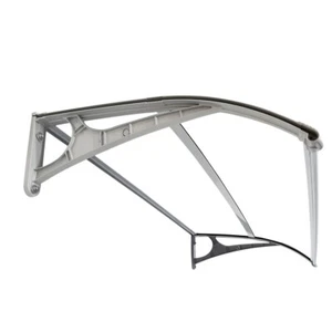 ALUMINIUM FRAME SOLID POLYCARBONATE DOOR WINDOW AWNINGS - Picture 1 of 8