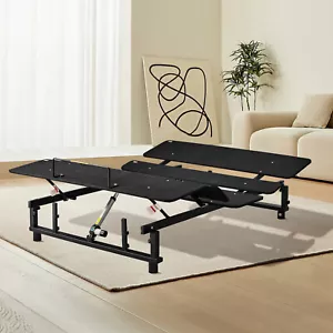King Size Adjustable Bed Base Frame Head &Foot Incline Quiet Motor Zero Gravity - Picture 1 of 11
