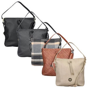 Rieker Damen Schultertasche Umhängetasche Handtasche geknoteter Kordel H1514 - Bild 1 von 26