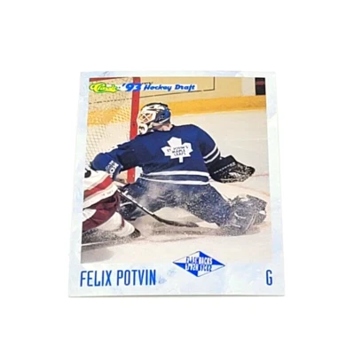 1993 Classic Hockey Draft Flash Backs Felix Potvin Toronto Maple Leafs #123 - Image 1 of 2