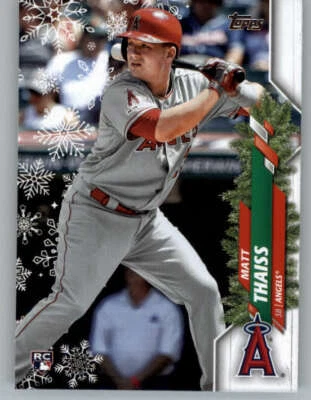 2020 Topps Walmart Holiday #HW175 Matt Thaiss RC (ref 146787) - Image 1 of 2