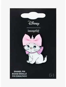 Loungefly Disney Aristocats Marie Pin Marie 3D Bow Enamel Pin Authentic New - Picture 1 of 3