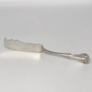 Florentine by Alvin Sterling Silver Antique Solid Fish Knife 1900’s Engraved MK - Picture 1 of 13