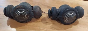 Pair - Ford Model T Jefferson Headlights Original, antique vintage lights lamps - Picture 1 of 17