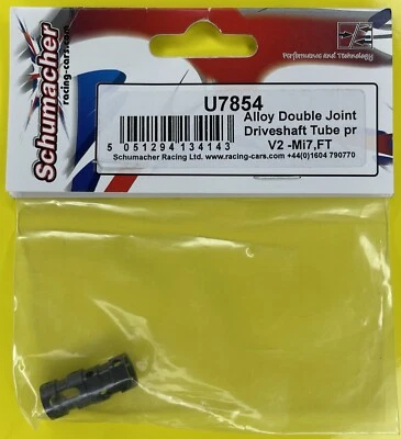 Tubo de eje de transmisión de doble junta de aleación Schumacher V2 U7854 U-7854 Mi8 Mi7 Mi 7 8 Foto 1 de 2