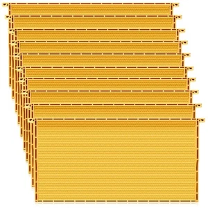 10 Pack Plastic Beehive Frames and Wax Foundations All in One Bee Hive Frames... - Picture 1 of 7