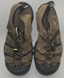 Keen Herren Größe 11 Newport Leder Sandalen in Bison Braun Wandern Wasser -1267 - Bild 1 von 5