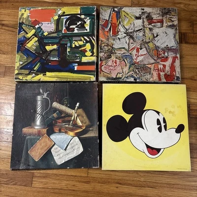 Vtg Springbok Puzzle Lot - De Kooning, Hofmann, Harnett, Disney Mickey Mouse - Image 1 of 4