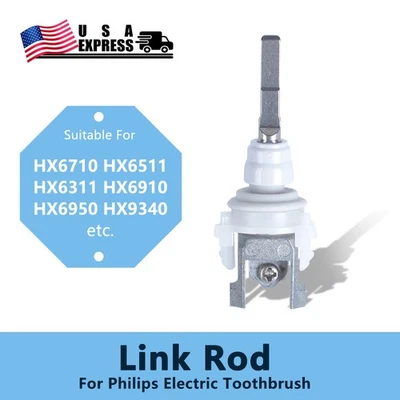 Sello de goma de varilla de enlace para cepillo de dientes eléctrico Philips HX9340 HX6710 HX6950 HX8910 Foto 1 de 4