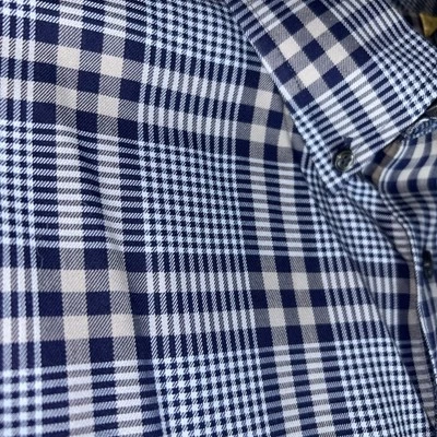 Roundtree & York Gold Label Dress Shirt Men's XL Multicolor Plaid No Iron LS - Image 1 of 4