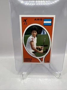 1987 Panini Supersport Italy Gabriela Sabatini #196 Claudio Caniggia ROOKIE RC - Picture 1 of 2
