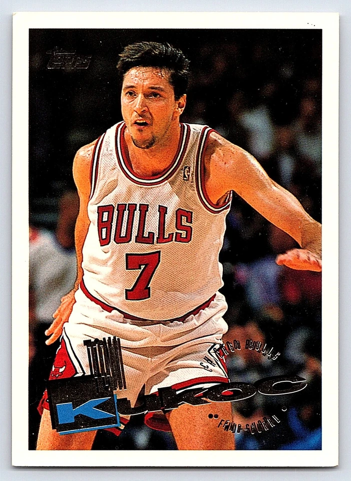 1995-96 Topps #125 Toni Kukoc Chicago Bulls - Image 1 of 2