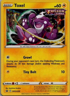 Toxel Promo SWSH: Sword & Shield Promo Cards SWSH209 NM - Image 1 of 2