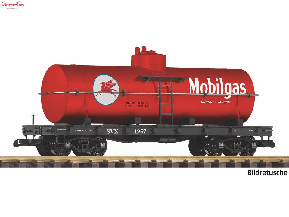 Piko Mobilgas Bogie Tank Wagon G Gauge - Image 1 of 1