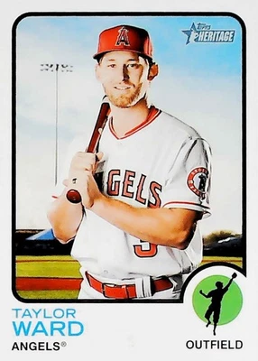 2022 TOPPS HERITAGE SP #421 TAYLOR WARD LOS ANGELES ANGELS - Image 1 of 2