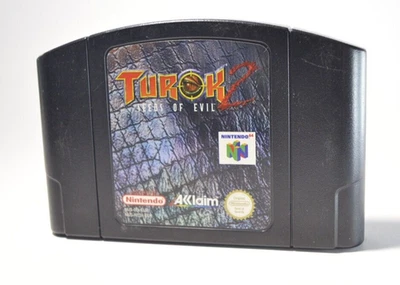 Turok 2 Seed of Evil Nintendo 64 N64 PAL Retrogaming original Europe Video Game - Image 1 of 4