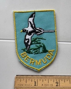 Bermuda Karibik Weißschwanz Tropenvogel Langschwanz Vogel Souvenir Patch Abzeichen - Bild 1 von 3