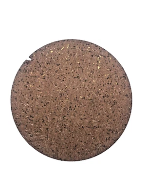 1/8" thick x 3 3/8 outside diamter molded flat brake lining disc (non-asbestos) - Image 1 of 2