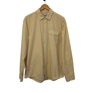 Howler Brothers langärmliges gestreiftes geknöpftes Herrenhemd Gr. Large gelb Baumwolle - Bild 1 von 5