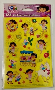 Dora La Exploradora 123 Pegatinas/Collantes Automáticos, 6 Hojas 2 Diseños (2012) - Imagen 1 de 6