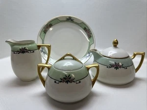 VtG Art Deco Sugar & Creamer Coffee/Tea Set PT Bavaria & D&EG Austria-M Chase - Picture 1 of 22