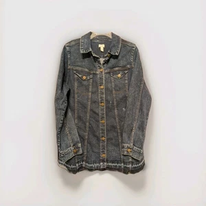 LOGO by Lori Goldstein Gr. 16 blaue Jeansjacke Taschen sehr schön - Bild 1 von 14