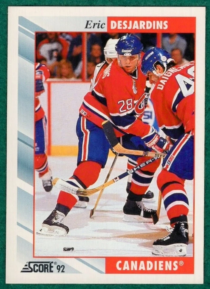 Eric Desjardins - 1992-93 Score #23 - Montreal Canadiens Hockey Card - Image 1 of 2