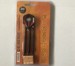 3 Dartpfeile Profi Softdarts Firestorm 90% Tungsten Barrel je 20 gramm Darts - Bild 1 von 3