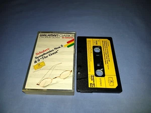 SCHUBERT SYMPHONIES Nos.5 & 9 THE GREAT CLASSICAL CASSETTE TAPE ALBUM - Picture 1 of 2