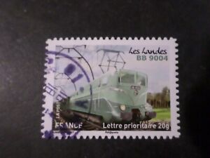 FRANCE 2014, timbre  1007 AUTOADHESIF TRAIN LOCOMOTIVE BB 9004, oblitéré