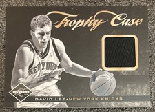 D1281 2011-12 Limited /99 Trophy Case Materials #23 David Lee Game Used Jersey