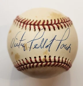 VICTOR PELLOT POWER SIGNED / AUTOGRAPHED RAWLINGS MLB BASEBALL - Picture 1 of 4