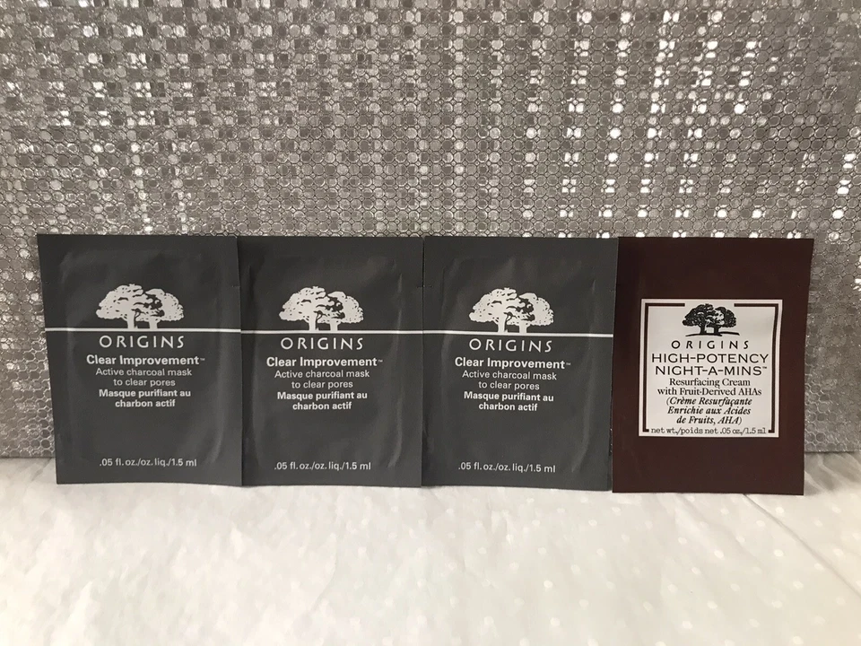 Origins Clear Improvement Active Charcoal Mask 1.5mlx3 & High Potency Cream1.5ml - Image 1 of 1