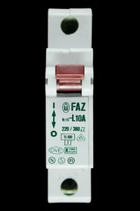 MOELLER 10 AMP 6kA MCB CIRCUIT BREAKER FAZ NR15-L10A - Picture 1 of 7