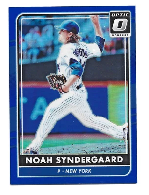 /149 Синий 2016 Panini Donruss Optic No164 Ной Синдергард New York Mets бейсбол - Изображение 1 из 2