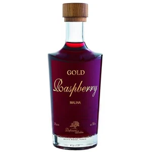 Debowa Gold Himbeere Likör- 0,7 L, 20% Vol, Premium Likör auf Basis von Wodka - Bild 1 von 2