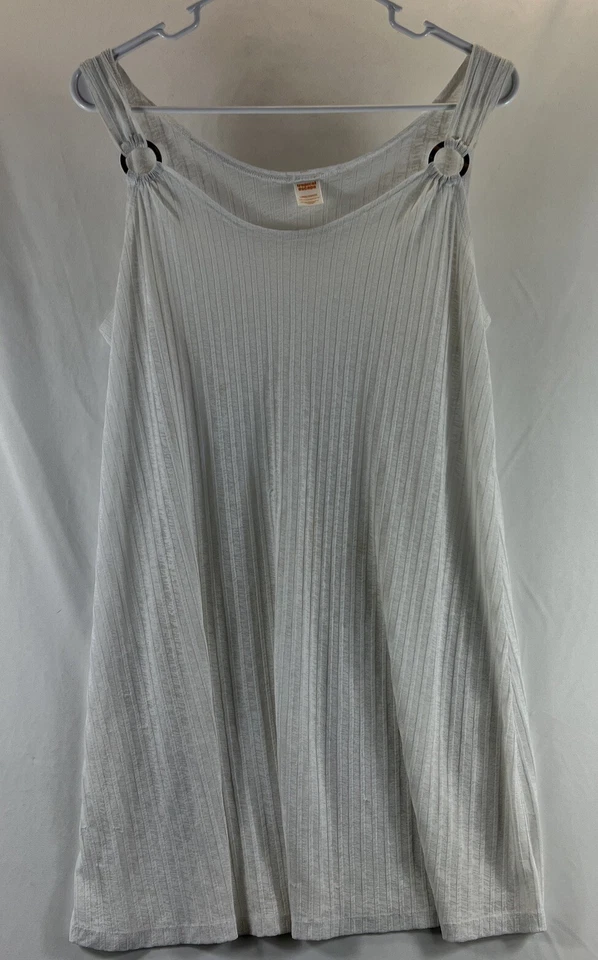 Vestido sin mangas ligero para mujer Tropical Escape marfil transparente talla L Foto 1 de 4