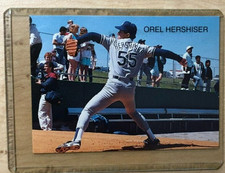 Orel Hershiser 1989 Pacific Cards & Comics American Flag Series #9