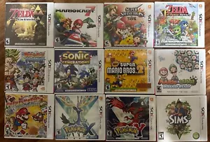 Nintendo 3DS Games Pick Favorite Pokemon X & Y Mario, Zelda & More CIB Free Ship - Picture 1 of 1