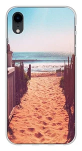 Coque en silicone imprimée compatible Apple iPhone XR Chemin de plage - Photo 1 sur 3