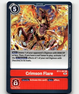 Digimon Crimson Flare Dimensional Phase Common - Picture 1 of 1