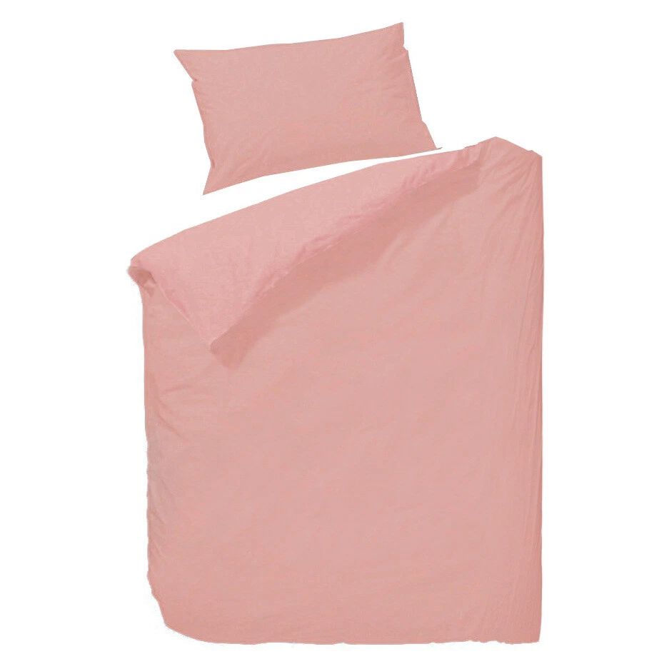 Parure copripiumino NO STIRO in microfibra PIAZZA E MEZZA Casa Giulia Art. Tinta - Immagine 1 di 1