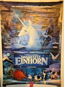 L'ultimo poster cast film unicorno (tedesco, A1 - 23x33, Das Letzte Einhorn) - Foto 1 di 2