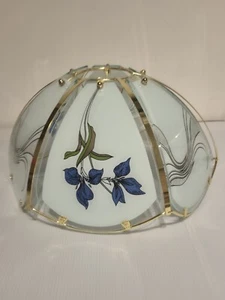 Pretty Glass Light Shade for hanging light fitting - Picture 1 of 6